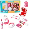 LEAN TOYS Little Dentist Set with Vibrating Toothbrush Pink 15 pcs