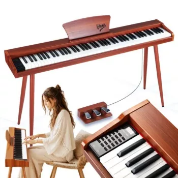 V-TONE BL-130 Digital Piano Console Brown 88 Keys Graded Hammer Action