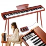 V-TONE BL-130 Digital Piano Console Brown 88 Keys Graded Hammer Action