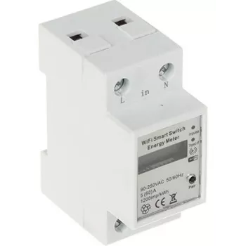 Smart Electricity Meter Wi-Fi Tuya Single-Phase 80A DIN Rail Energy Monitor