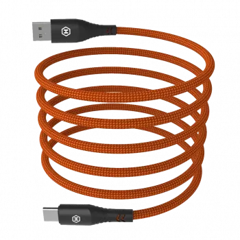 HAMMER USB-A to USB-C Cable 1.2m Black 480Mbps Charging & Data