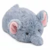 LEAN TOYS Plush Elephant Mascot Cuddly Toy Soft Small Gray 18 cm