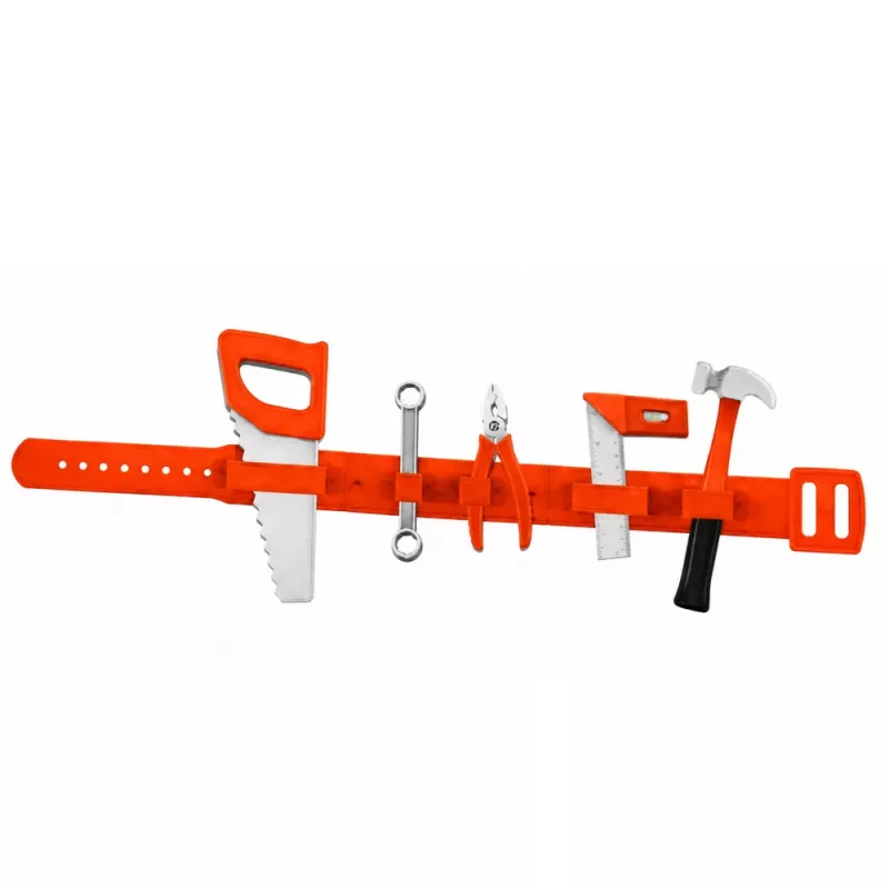 LEAN TOYS DIY Tool Backpack Battery Powered Screwdriver Belt 3.6V 180 RPM Rechargeable Kids Tool Set with Wearable Storage