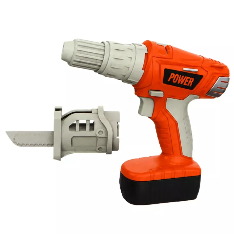 LEAN TOYS DIY Tool Backpack Battery Powered Screwdriver Belt 3.6V 180 RPM Rechargeable Kids Tool Set with Wearable Storage