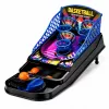LEAN TOYS Mini Table Basketball Arcade Game 3 Baskets Launcher