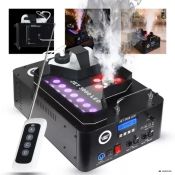 LIGHT4ME JET 3000 LED Vertical Fog Machine 3000W DMX RGB