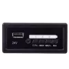 LEAN CARS 24V Music Panel Replacement for SX2039 SX1928 Ride-On Cars - Black