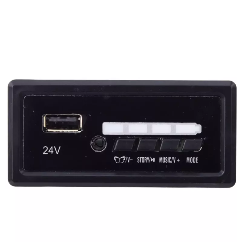 LEAN CARS 24V Music Panel Replacement for SX2039 SX1928 Ride-On Cars - Black