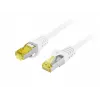 LANBERG Cat.6A S/FTP LSZH Copper Patch Cord 20m White Fluke Passed