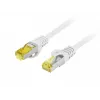 Lanberg PCF6A-10CU-2000-S Cat.6A S/FTP LSZH Copper Patch Cable 20m Grey Fluke Passed