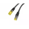 LANBERG Cat.6A S/FTP LSZH Patch Cable 20m Black – 10GbE, Fluke Passed, 26AWG Pure Copper