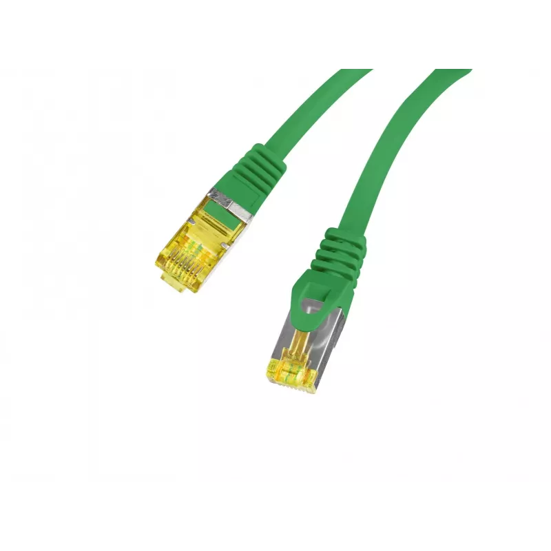 Lanberg PCF6A-10CU-2000-G Cat.6A S/FTP LSZH Copper Patch Cable 20m Green Fluke Passed