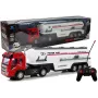 LEAN TOYS R/C Car Tanker with Lights and Sound 1:32 Scale 2.4GHz Remote Control Truck
