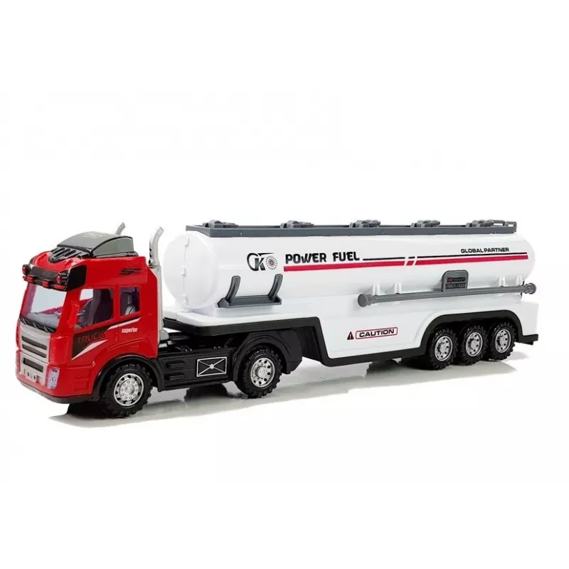 LEAN TOYS R/C Car Tanker with Lights and Sound 1:32 Scale 2.4GHz Remote Control Truck