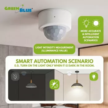 GREENBLUE Tuya Zigbee Motion Sensor GB740