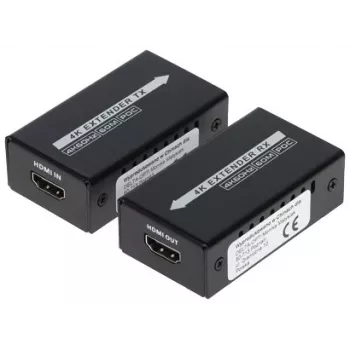 HDMI Extender Over Ethernet 4K 60m Mini Transmitter Receiver Kit