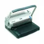 WALLNER S-100 Manual Plastic Comb Binding Machine for A4 A5 Letter, 250-Sheet Capacity, 21-Hole Punch, Lever Operated