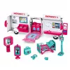 LEAN TOYS Foldable Ambulance for Dolls Hospital Mini Doll Accessories 11 pcs