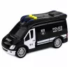 LEAN TOYS SWAT Special Unit Police Car Van with Lights and Sounds, 1:32 Scale, Pull-Back Action, Die-Cast Metal