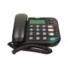 MAXCOM KXT480BB Corded Telephone with LCD Display, Black