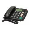 MAXCOM KXT480BB Corded Telephone with LCD Display, Black