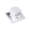 MACLEAN MCE18 PIR Motion Sensor with Sound Detection, Wall Mount, 160°, 1200W, White