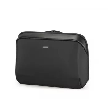 MODECOM Split 15 Laptop Bag 15.6 Inch Black Polyester Briefcase with Adjustable Shoulder Strap