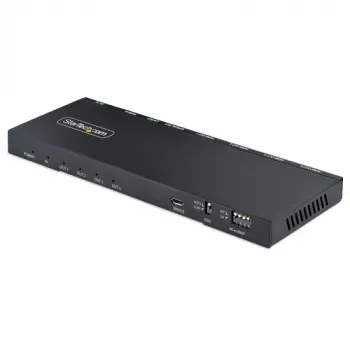 StarTech.com 4-Port 4K HDMI Splitter 1x4, 4K 60Hz, HDMI 2.0, HDCP 2.2, HDR10, 18Gbps, EDID Copy, Steel Housing
