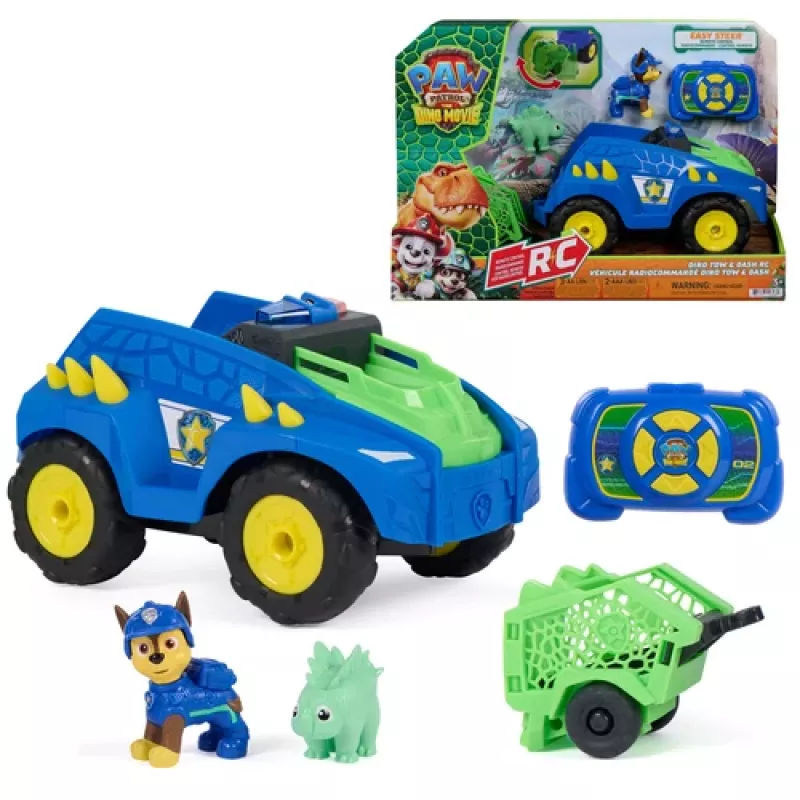 Paw Patrol: The Dino Movie - Chase RC Dino Rescue Vehicle by Spin Master
