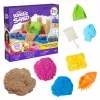 Kinetic Sand Beach Adventure Set – 907g Sand in 3 Colors with Molds, Tool & Play Tray