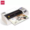 DELI E3895-EU A3 Office Laminator | 250 mm/min Hot & Cold Roller Lamination, 125 Micron Max, Anti-Jam, Black/Silver