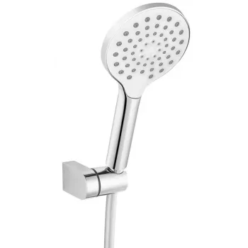 FERMO SET SHOWER MINI U334 Chrome Shower Set with 150 cm Hose and Silicone Nozzles