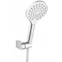 FERMO SET SHOWER MINI U334 Chrome Shower Set with 150 cm Hose and Silicone Nozzles