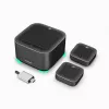 ROCWARE A10W 4K UHD Conference Camera with Dual Stereo Microphones, 120° FOV, 4x Digital Zoom, USB-C, Plug-and-Play, for Large Meeting Rooms, Compatible with Windows, macOS, Chrome OS