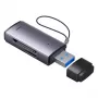 Baseus USB 3.0 2-in-1 SD & microSD Card Reader – Grey