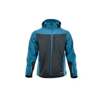 NO NAME Softshell Comfort XXL - Windproof & Water-Resistant Fleece-Lined Jacket, Black