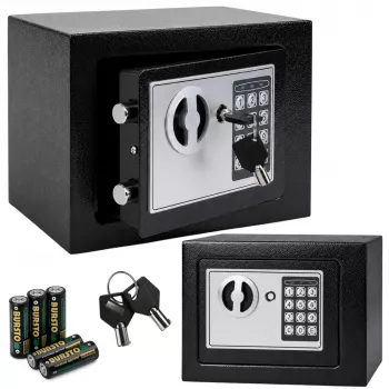 LEAN 31040 Electronic Home Safe for Documents, Money, Code, Emergency Keys 6L