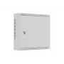LANBERG TPR-10 Wall-Mount Installation Cabinet 400x400x140 mm Grey Assembled with Perforated Mounting Plate