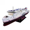 CubicFun 3D Puzzle - MS Prom Varsovia Ship Model, 150 Pieces, 44 cm Assembled Length, Medium Difficulty, Ages 8+