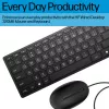 HP Wired Desktop 320MK Mouse and Keyboard Combo - Black