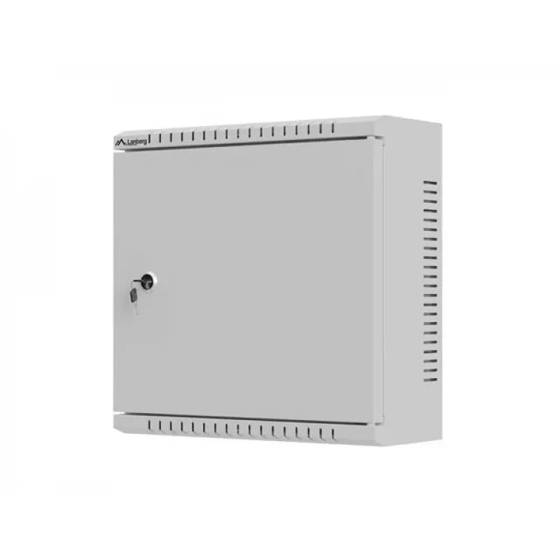 Lanberg TPR 10 Wall-Mount Installation Cabinet with Mesh Plate 340x340x140 mm Grey (Assembled)
