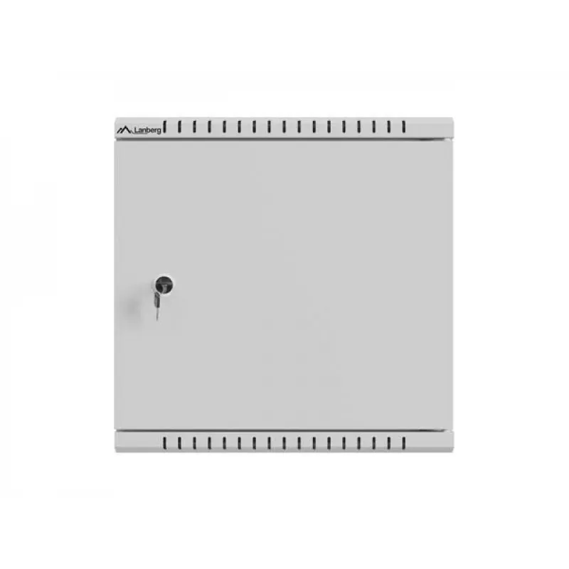 Lanberg TPR 10 Wall-Mount Installation Cabinet with Mesh Plate 340x340x140 mm Grey (Assembled)