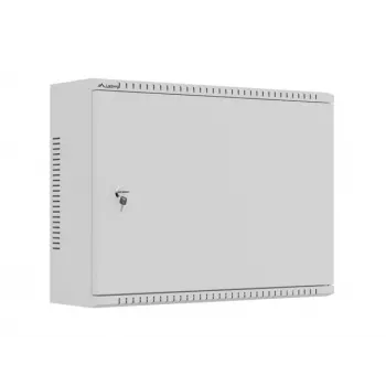 LANBERG TPR-19 Wall-Mount Installation Cabinet with Mesh Plate 560x420x180 mm Grey (Pre-Assembled)