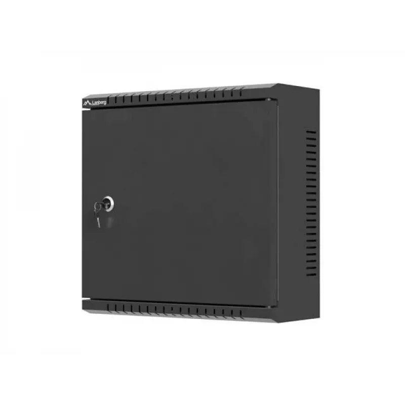 LANBERG WAT1-3414-00B Wall-Mount Installation Cabinet TPR 10 with Mesh Plate 340x340x140 mm Black