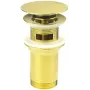 DEANTE NHC_R10U Universal Washbasin/Bidet Stopper with Sleeve – Chrome-Plated Brass, 32mm