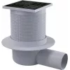 DEANTE KOS_N01C Stainless Steel Point Drain Grate 150x150 mm