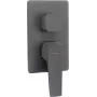 DEANTE BOX External Element for Concealed Mixer, Single-Lever, Chrome