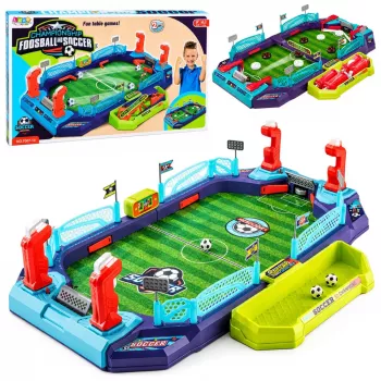LEAN TOYS 2 in 1 Tabletop Soccer Hockey Arcade Game for 2 Players Counter