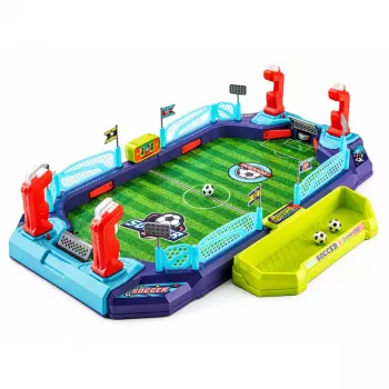 LEAN TOYS 2 in 1 Tabletop Soccer Hockey Arcade Game for 2 Players Counter