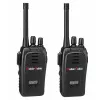 LEAN TOYS Walkie Talkie USB Noise Reduction Black 200M Range